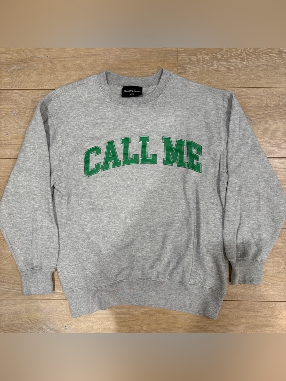 Nine One Seven 917 Call Me Skateboards Crewneck Sweatshirt S